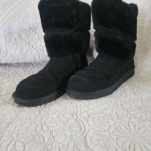 Koolaburra Midnight Black Winter Boots - Sz 10
